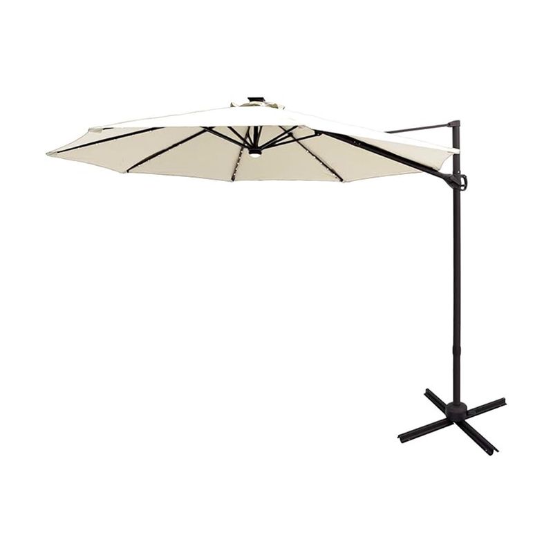 PARASOL-GLUCK-GK-SL3OLED-3-MTS-BLANCO-CON-MANIVELA