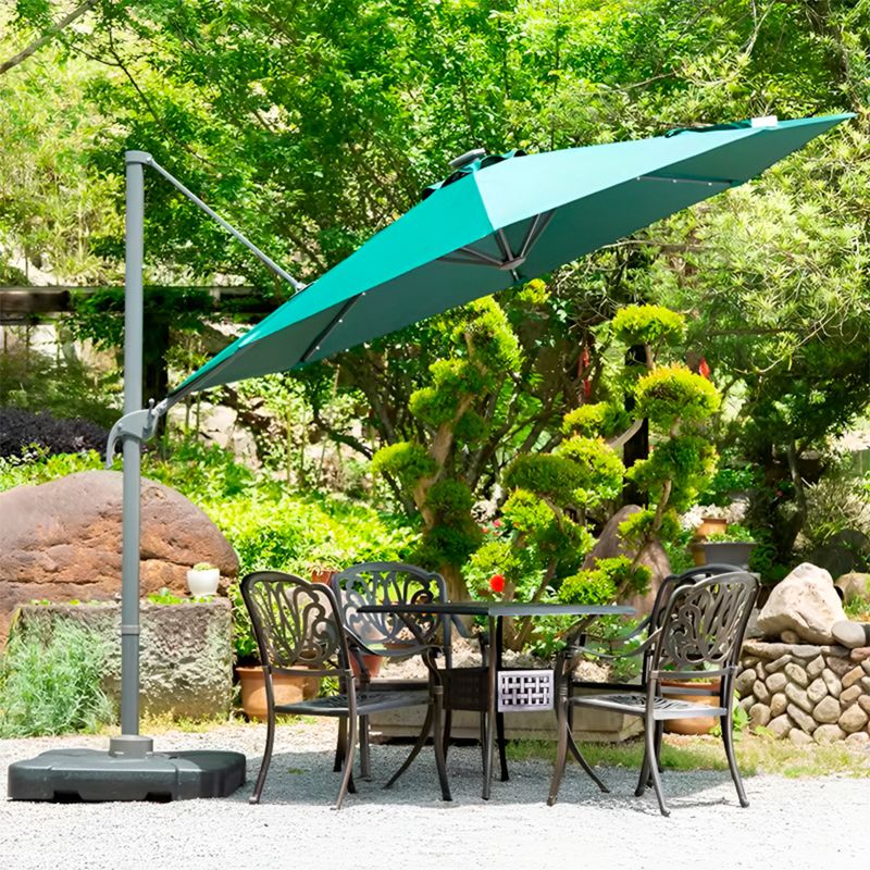 PARASOL-GLUCK-GK-SL3OLED-3-MTS-VERDE-CON-MANIVELA