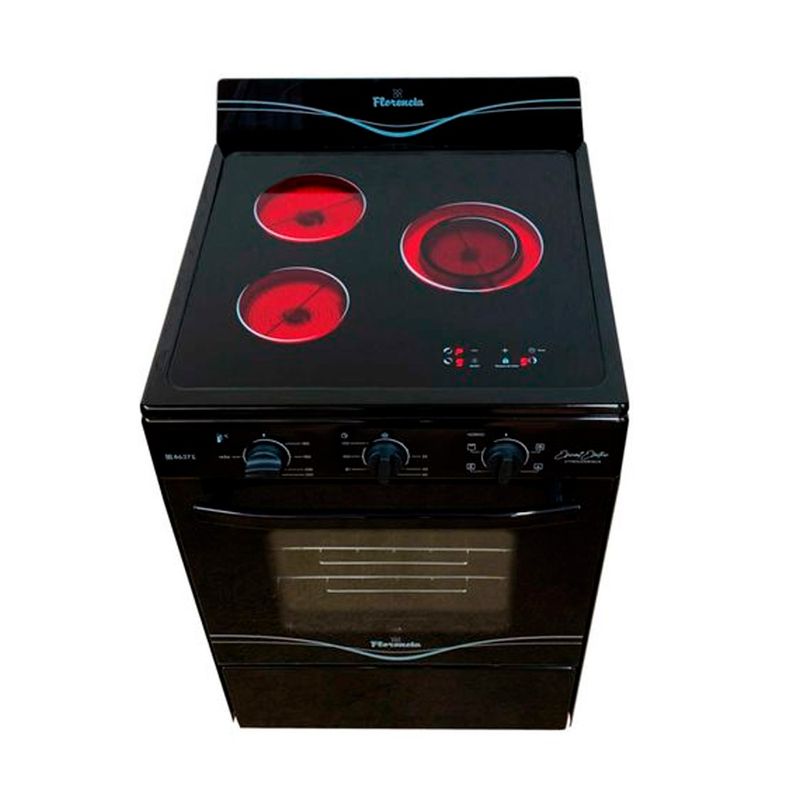 COCINA-SINGER-FLORENCIA-8637E-ELECTRICA-3H-NEGRA