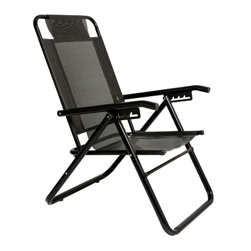 Reposera Descansar Black 80040 5p Alum Xl