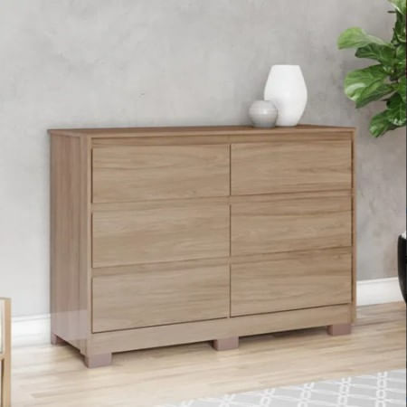 Comoda Henn D737-198 Ravenna Jequitiba 6cajones