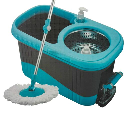 Trapeador De Piso Gluck A Pedal Tra-002 Celeste/gris