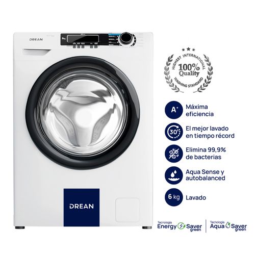 Lavarropas Drean Lfdr0606lb 6kg 600rpm