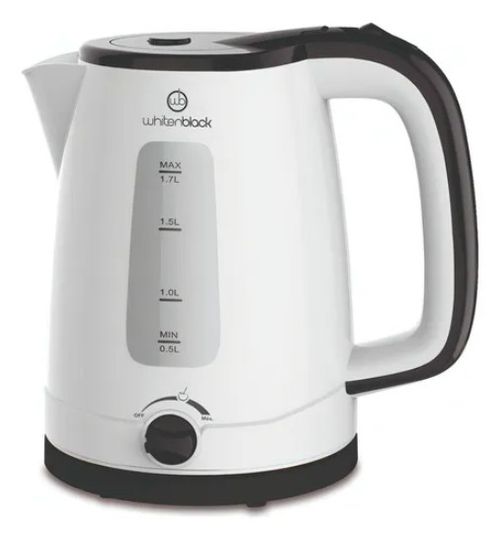 Pava Electrica Whitenblack Apwb19 Blanca/negro 1.7l
