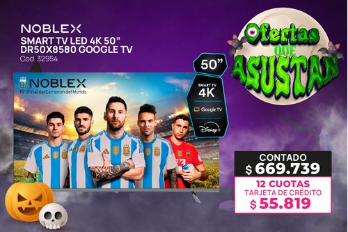 Tv Noblex 50' Led Dr50x8580 Smart 4k Google Tv