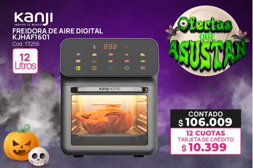 FREIDORA KANJIHOME KJHAF1601 DE AIRE DIGITAL 12LTS