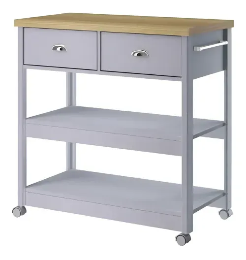 MUEBLE APARADOR DITALIA BA-135 2 CAJON BLANCO