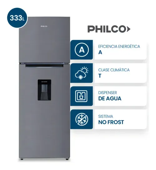 HELAD. PHILCO PHNT367XD NF 333Lts. INOX