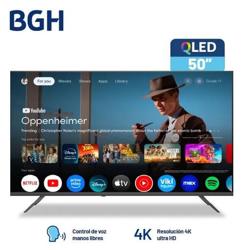 TV BGH 50 QLED B5026US7G SMART 4K GOOGLE TV